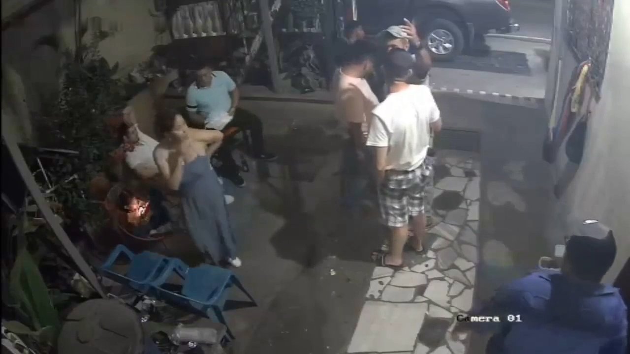 While talking and chatting, a word was spoken—and then the guns opened fire.
