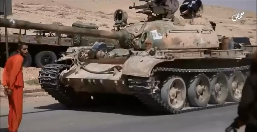 ISIS Executioner uses a tank